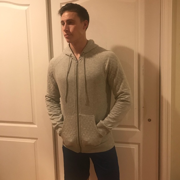 Sovereign Code Zip up Hoodie Gray Size Large - Picture 3 of 5